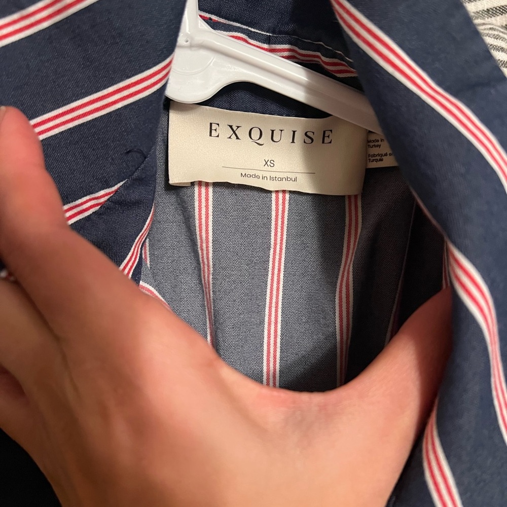 NWOT Anthropologie Exquise Tobie Button-Front Pleated Shirt Dress - Picture 5 of 5